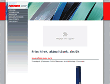 Tablet Screenshot of fromm-pack.hu