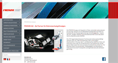 Desktop Screenshot of fromm-pack.ch